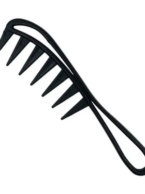 Cenová Bomba BARBERCO Wide Tooth Comb Black - hřeben s širokými zuby pro rozčesávání hustých vlasů
