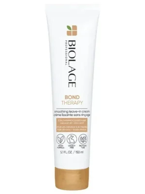 MATRIX Biolage Bond Therapy Smoothing Leave-In Cream 150ml - bezoplachová péče pro poškozené vlasy Jen Po Omezenou Doba