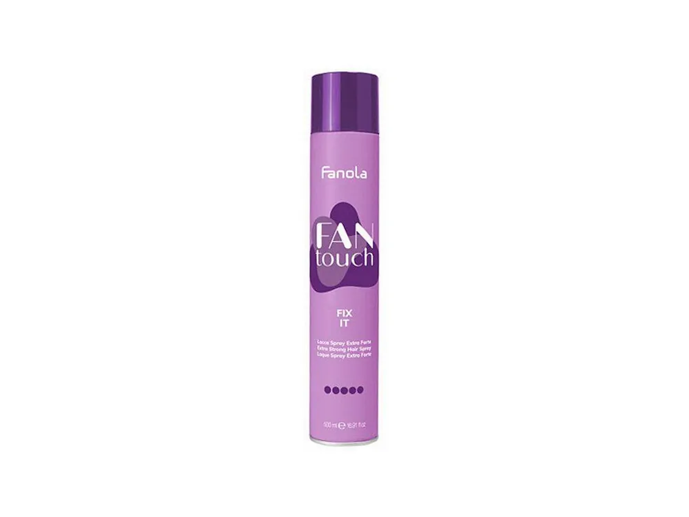 Finální Výprodej FANOLA Fan Touch Fix It Extra Strong Hair Spray 500ml - extra silně tužící lak na vlasy