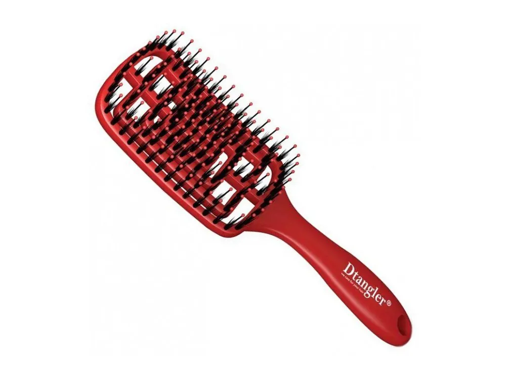 DTANGLER Dry Blow GLOW AND GO Red Scarlett - Profi kartáč na rozčesávání a fénování vlasů Bezpečná Platba