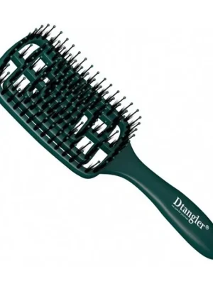 Výhodná Nabídka DTANGLER Dry Blow GLOW AND GO Emerald Green - Profi kartáč na rozčesávání a fénování vlasů