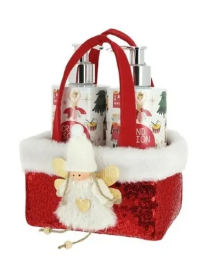 Sezónní Sleva VIVIAN GRAY CHRISTMAS Fairy Red Set - Crema Soap + Hand Lotion 2x250ml - tekuté mýdlo + mléko