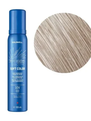 Autentický GOLDWELL Light Dimensions Soft Color 10V VIOLET - barevný pěnový přeliv na vlasy 125ml