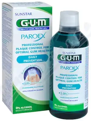 GUM ústní voda Paroex (CHX 0.06%) 500ml G1702EME Kup Teď