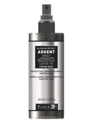 Nejprodávanější BLACK Argent Glowin Effect Spray 200ml - bezoplachový laminační sprej pro poškozené vlasy