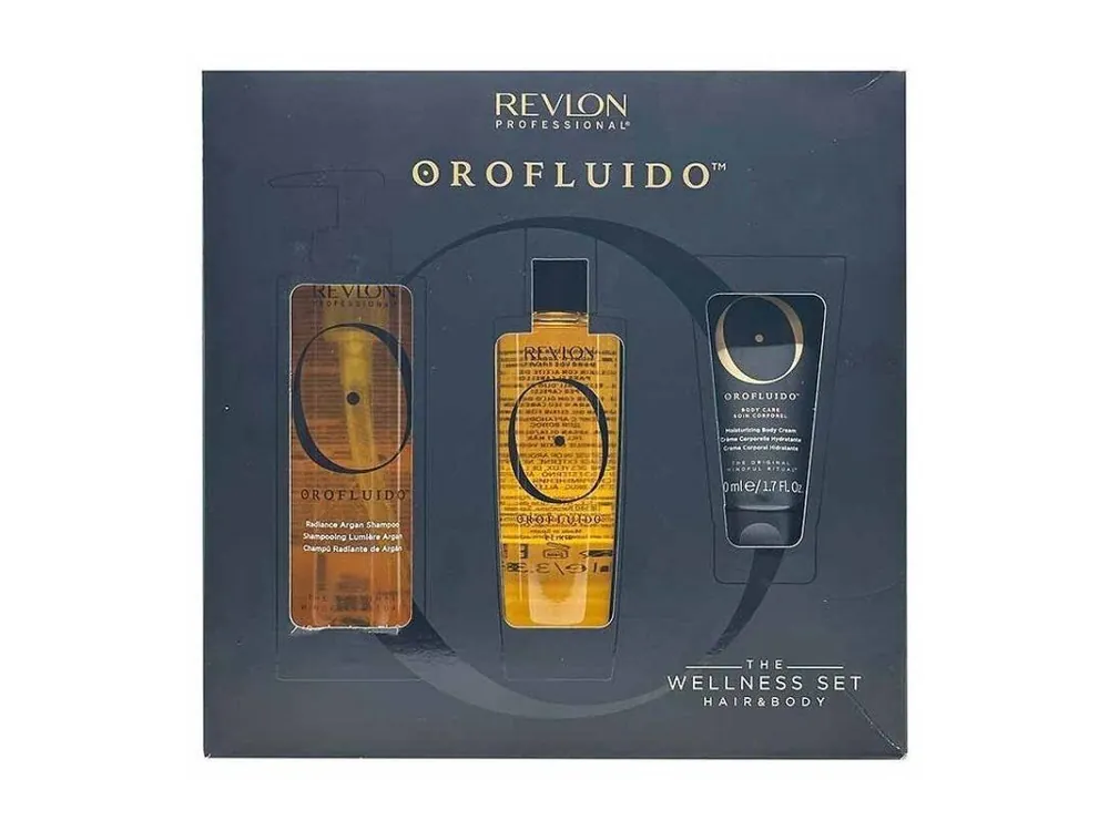 Cenový Hit OROFLUIDO The Wellness Set - Dárková sada pro vlasy a tělo