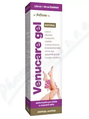 Nakupujte Hned MedPharma Venucare gel NATURAL 120ml+30ml ZDARMA