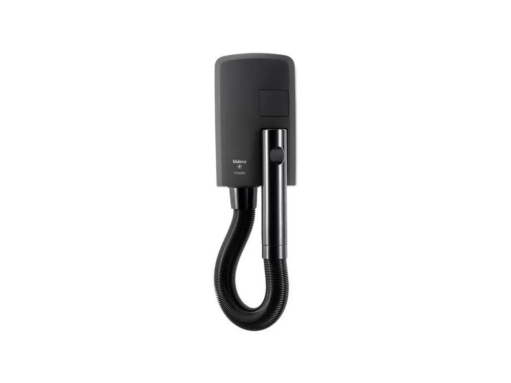 VALERA 832.11 T MB Hotello Super MATT BLACK 1500W - hotelový fén s připevněním na zeď Značkový