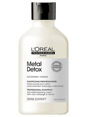LOREAL Serie Expert Metal Detox Shampoo 300ml - hloubkově čistící šampon pro barvené a poškozené vlasy Nejlepší Volba