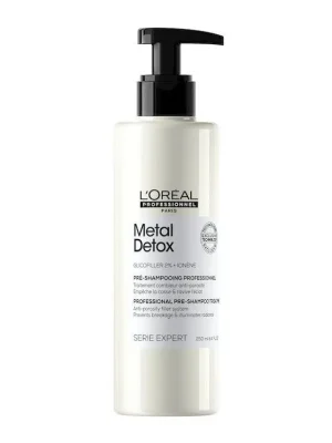 Cenově Výhodný LOREAL Serie Expert Metal Detox Pre-Shampoo Treatment 250ml - před-šamponová péče pro poškozené vlasy