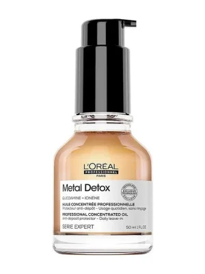 LOREAL Serie Expert Metal Detox Concentrated Oil 50ml - koncentrovaný ochranný olej na vlasy Značkový
