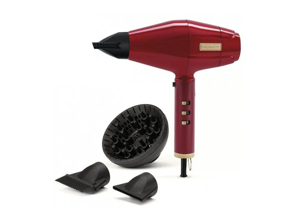 BABYLISS PRO FXBDR1E REDFX 2200W - profesionální ionic fén s digitálním motorem - červený Nejlepší Volba