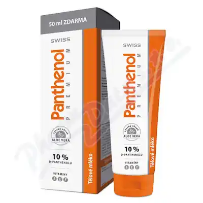 Nízká Cena Panthenol 10% Swiss PREMIUM těl.mléko 200+50ml Zda