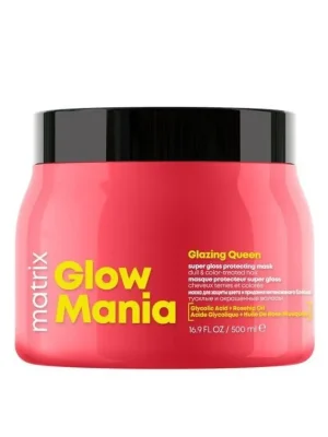 Časově Omezené MATRIX Total Results Glow Mania Glazing Queen Mask 500ml - maska pro barvené vlasy