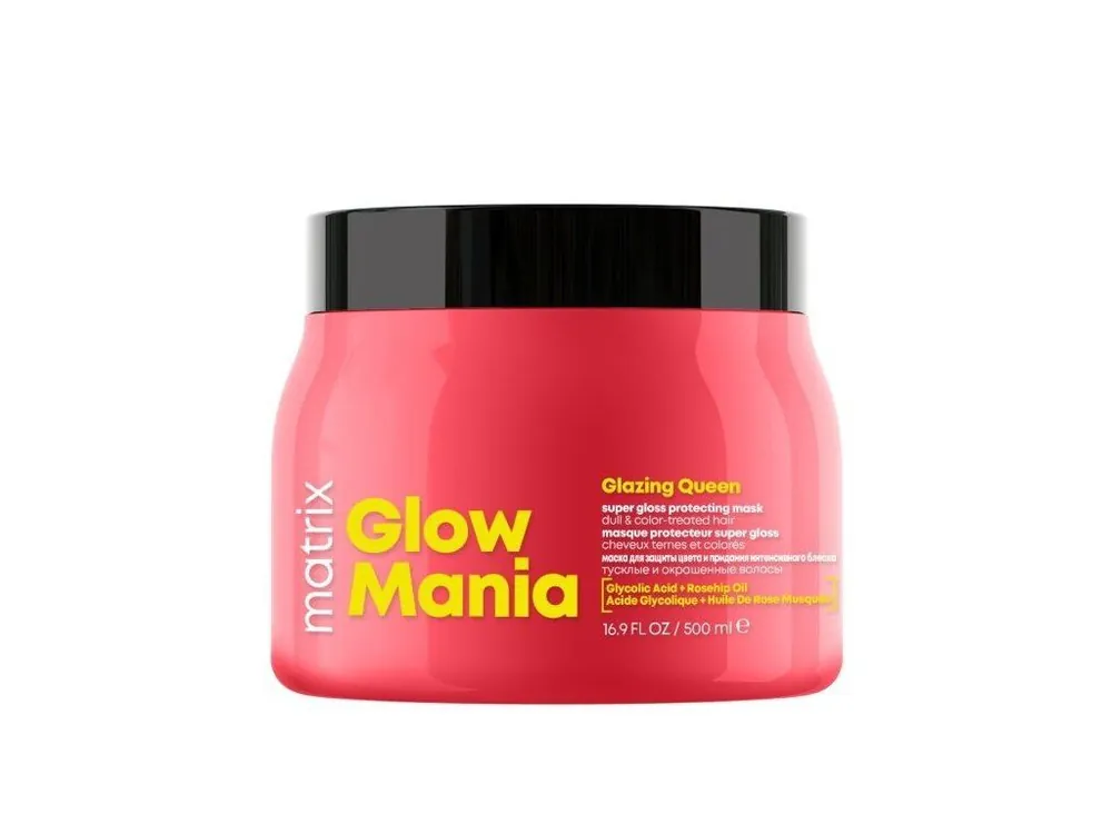 Časově Omezené MATRIX Total Results Glow Mania Glazing Queen Mask 500ml - maska pro barvené vlasy