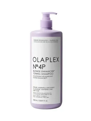 Nová Kolekce OLAPLEX No.4PBlonde Enhancer Toning Shampoo 1000ml - šampon pro studenou blond