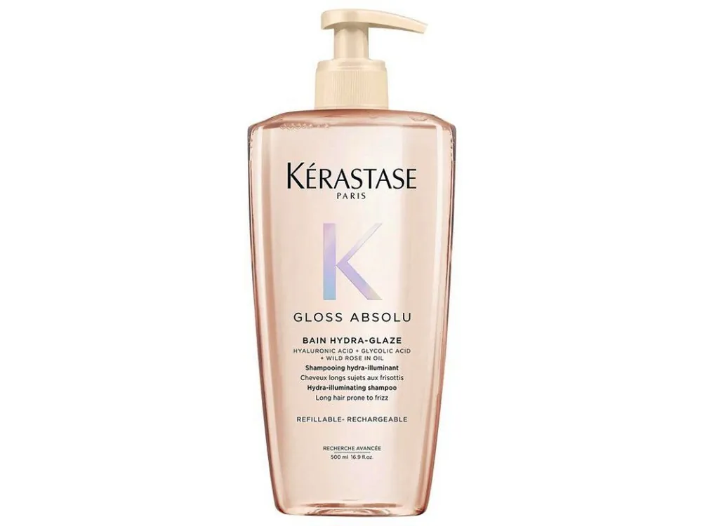 Akční Nabídka KÉRASTASE Gloss Absolu Bain Hydra-Glaze Shampoo 500ml - hydratační šampon proti krepatění vlasů