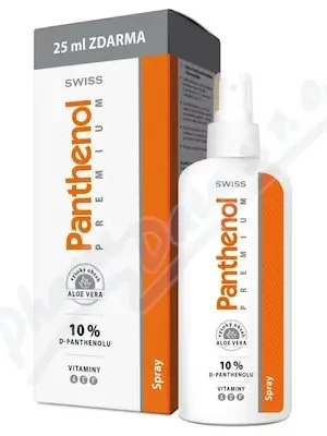 Super Cena Panthenol 10% Swiss Premium spray 150+25ml ZDARMA