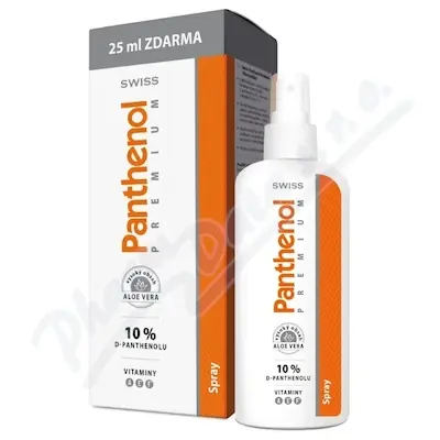 Super Cena Panthenol 10% Swiss Premium spray 150+25ml ZDARMA