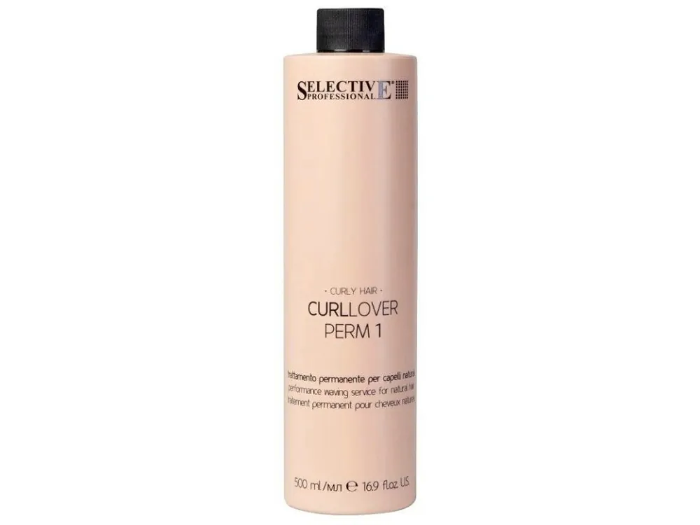 SELECTIVE Professional Curllover Perm 1 500ml - trvalá ondulace pro přírodní vlasy Ihned K Objednání