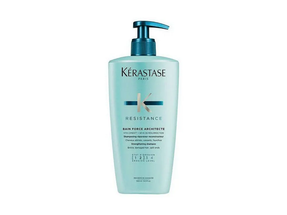 Hit Sezóny KÉRASTASE Resistance Bain Force Architecte 500ml - šampon pro poškozené lámavé vlasy