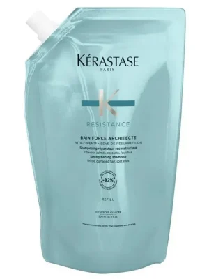 Rychlé Dodání KÉRASTASE Resistance Bain Force Architecte Refill 500ml - šampon pro poškozené vlasy - náhradní náplň
