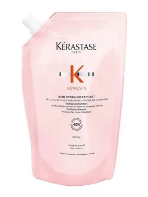 Ihned K Objednání KÉRASTASE Genesis Bain Hydra-Fortifiant Refill 500ml - šampon proti padání pro jemné a mastné vlasy - náhradní náplň