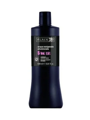BLACK Professional Krémový 1,5% peroxid vodíků 1000ml - oxidační krém 5vol Tovární Cena