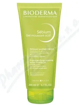 BIODERMA Sébium Gel moussant actif 200ml Nová Kolekce