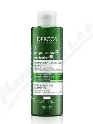 VICHY DERCOS Peelingový šampon proti lupům 250ml Novinka