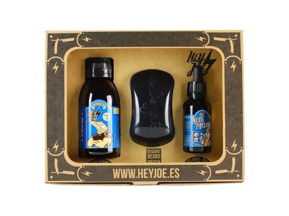 Originální Souprava na vousy HEY JOE Bearded survival kit Acid melon