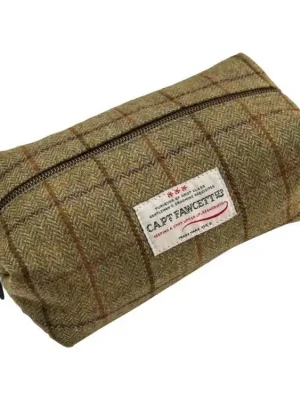 Tweedová toaletní taška CAPTAIN FAWCETT Tweed wash bag Levný