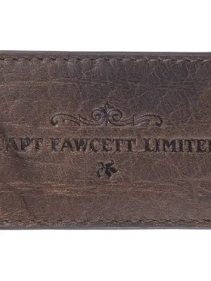 Nízká Cena Kožené pouzdro pro skládací hřeben na knír CAPTAIN FAWCETT Small leather comb sleeve