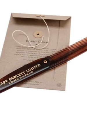 Skládací hřeben na plnovous CAPTAIN FAWCETT Folding pocket beard comb Poslední Šance