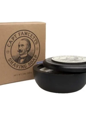 Mýdlo na holení v dřevěné misce CAPTAIN FAWCETT Shaving soap 110 g Poslední Šance
