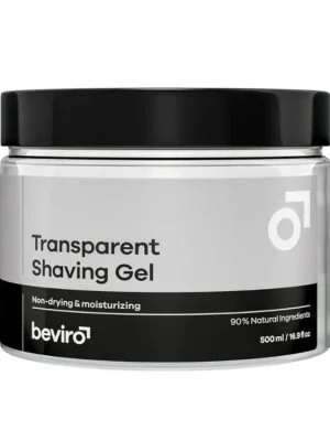 Gel na holení BEVIRO Transparent shaving gel 500 ml Přímo Od Výrobce