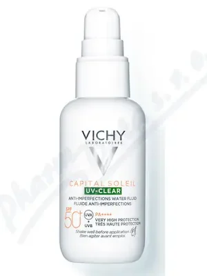 Jen Po Omezenou Doba VICHY CAPITAL SOLEIL UV-CLEAR den.péče SPF50+ 40ml