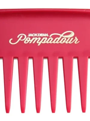 Hřeben na vlasy JACK DEAN Pompadour comb - vínový Nejprodávanější