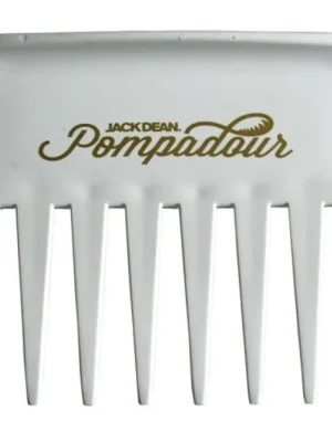 Hřeben na vlasy JACK DEAN Pompadour comb - bílý Tovární Cena