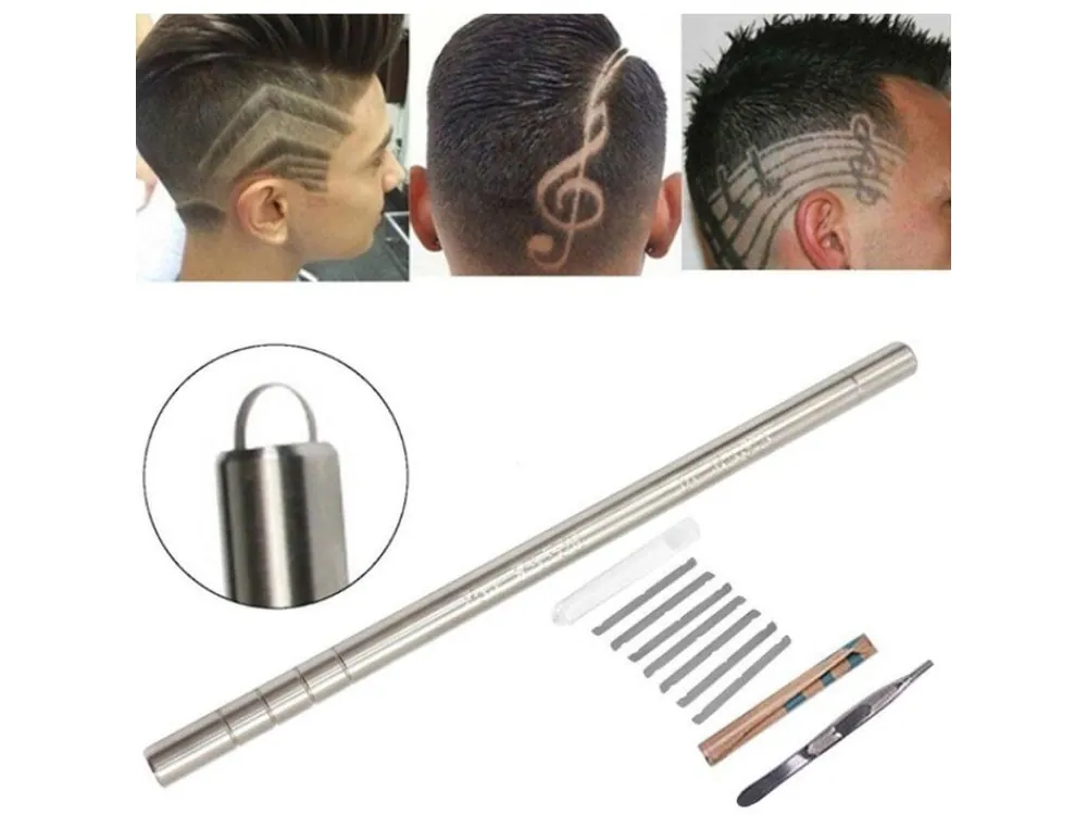 Tužko břitva na kreslení do vlasů HAIR TATTOO Expresní Doručení