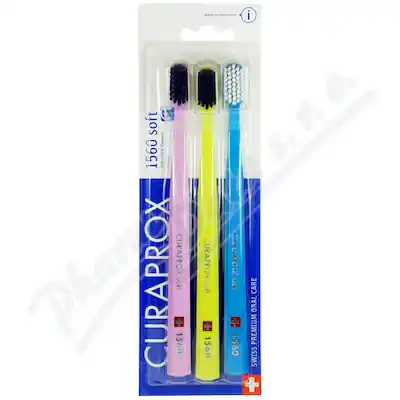 CURAPROX CS 1560 zubní kartáček Soft 3ks Super Cena