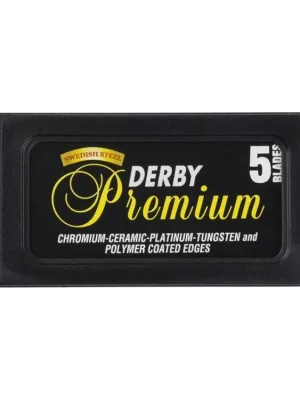 Sezónní Sleva Klasické žiletky na holení DERBY Premium Double Edge 5 ks