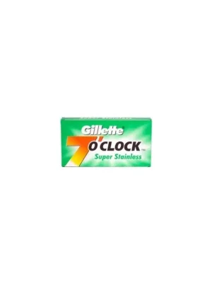 Klasické žiletky na holení GILLETE 7 O'Clock Super Stainless 5 ks Nakupujte Hned