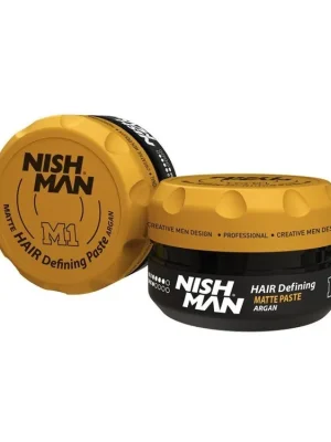 Expresní Doručení Matná pasta na vlasy NISH MAN Matte paste argan 100 ml