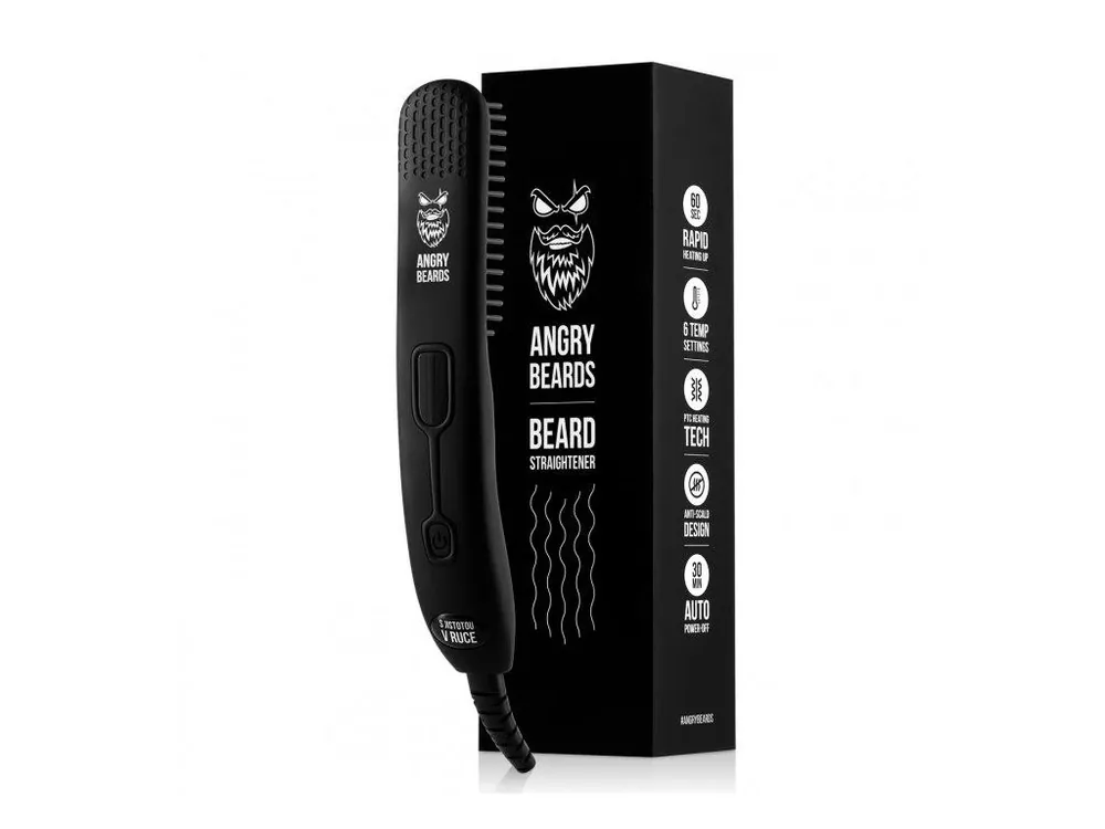 Žehlička na vousy ANGRY BEARDS Beard straightener Cenový Hit