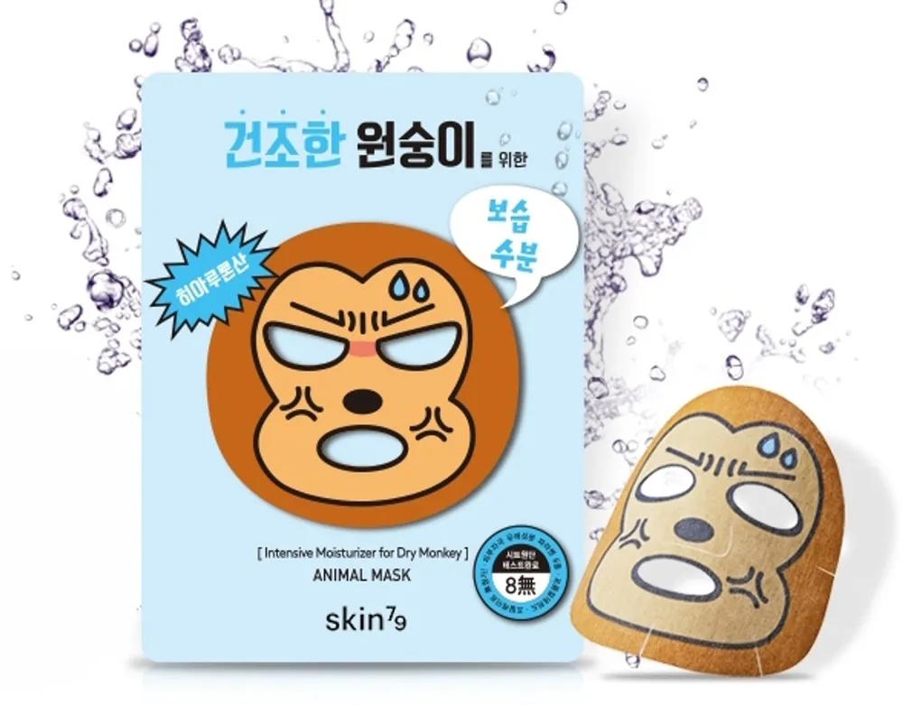 SKIN79 Plátýnková maska - Animal - Dry Monkey Sezónní Sleva