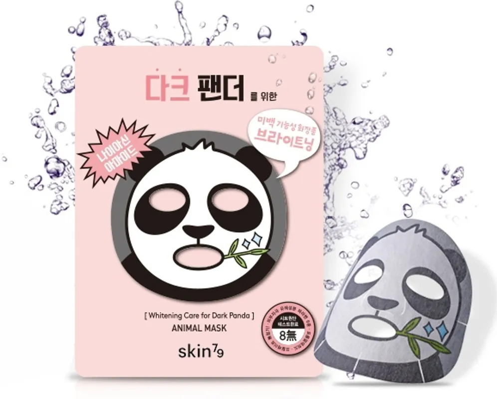 SKIN79 Plátýnková maska - Animal - Dark Panda Nová Kolekce