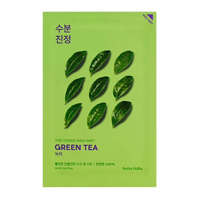 Sleva HOLIKA HOLIKA Plátýnková maska Pure Essence Mask Sheet - Green Tea
