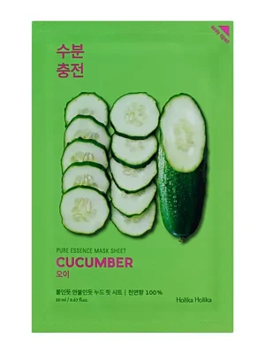 Dokud Zásoby Vydrží HOLIKA HOLIKA Plátýnková maska Pure Essence Mask Sheet - Cucumber