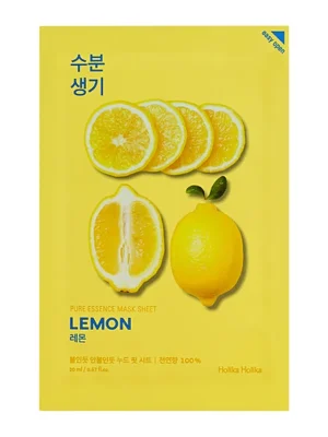 HOLIKA HOLIKA Plátýnková maska Pure Essence Mask Sheet - Lemon Hit Sezóny